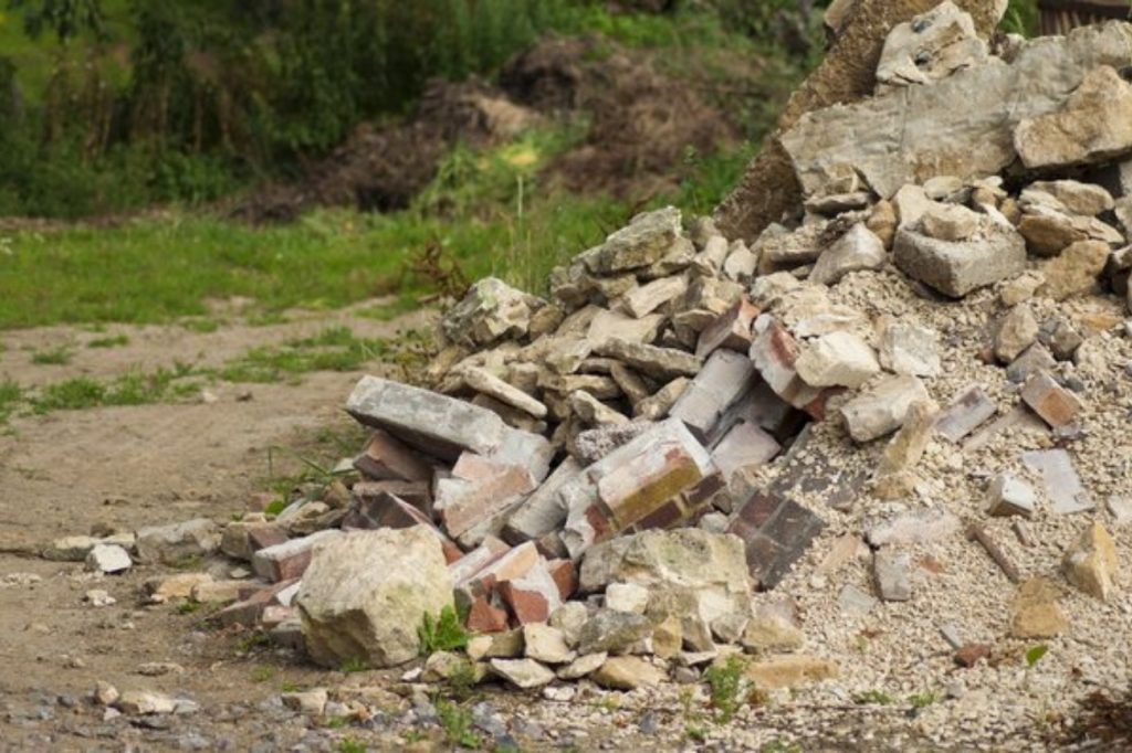 Building rubble removal