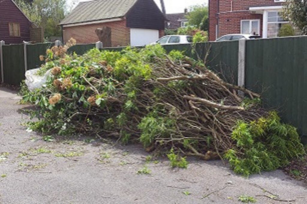 Domestic garden waste removal